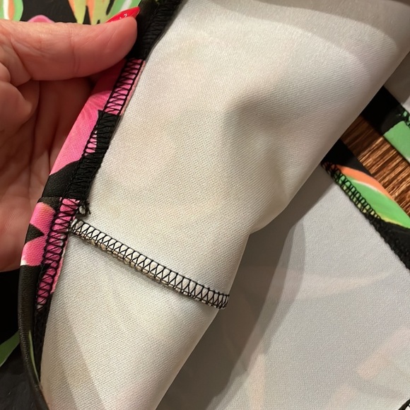 Glamour Babe women’s fitted bodycon strap party dress black / floral size XS - Picture 12 of 12